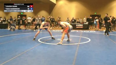 175 lbs Semis - Colton Quinn, Christian Brothers Academy vs Teag Sanderson, M2