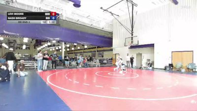 98 lbs Rr Rnd 3 - Levi Moore, Roundtree Wrestling Academy vs Nash Broady, Richmond Hill Wrestling Club
