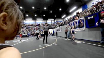 37 lbs Rr Rnd 3 - Miles Steiner, Mustang Bronco Wrestling Club vs Ikaika Laurencio, Noble Takedown Club