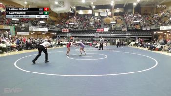 155 lbs 1st Place Match - Cali Wagoner, Oakley HS vs Aaliyah Trevino, Russell HS