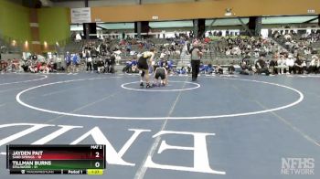 144 lbs Quarterfinals (8 Team) - Jayden Pait, SAND SPRINGS vs Tillman Burns, STILLWATER