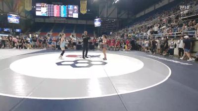 100 lbs Semis - Jaclyn Bouzakis, PA vs Killian Evans, MO