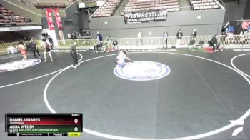 138 lbs Champ. Round 1 - Daniel Linares, California vs Alija Welsh, KLAWS (Kids Love Amateur Wrestling Style)
