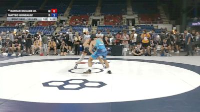 144 lbs Cons. Sub-rd Of 32 - Nathan McCabe Jr., Alaska vs Matteo Gonzalez, Florida
