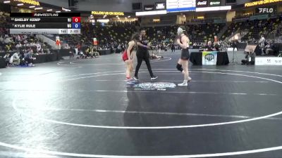 131 lbs Cons. Round 3 - Kylie Rule, Wartburg vs Shelby Kemp, William Jewell College