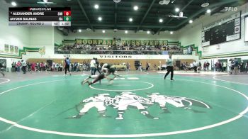 150 lbs Champ. Round 2 - Alexander Andre, Simi Valley vs Jayden Salinas, Foothill (Santa Ana)