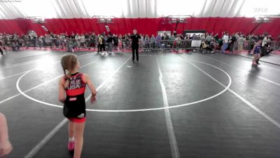62 lbs Round 2 - Aubrey DAlie, B.A.M. Training Center vs Jemma Smallwood, Valley Elite Wrestling Club