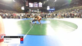 170 lbs Cons 32 #1 - Christopher Mance III, Georgia vs Riggin Boger, Utah