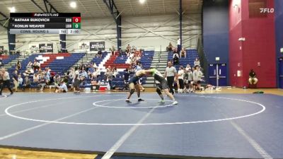 174 lbs Cons. Round 5 - Nathan Bukovich, Reinhardt University (ga) vs Konlin Weaver, Life University