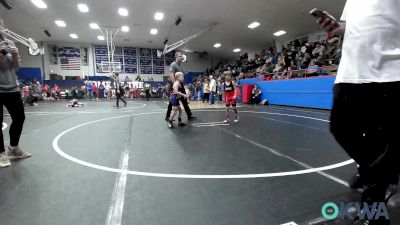 52-55 lbs Rr Rnd 3 - Titus Mullins, Redskins Wrestling Club vs Cole Reichard, Team Tulsa Wrestling Club