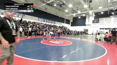 132 lbs Champ. Round 1 - Isaac Ghaffari, Camarillo vs Jack Gregson, San Marino