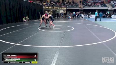 185G Cons. Round 3 - Clara Frank, Hydaburg Warriors vs Thalia Martinez, Lathrop Wrestling