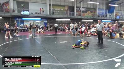 55 lbs Quarterfinal - Maxwell Golden, Short Time vs Adam Rasmussen, Backyard Brawlers