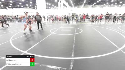 157 lbs Round Of 32 - Adam Salas, Silverback WC vs Elijah Hernandez, Central Grand Junction