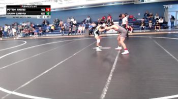 149 lbs Cons. Round 2 - Peyton Harris, Western Colorado University vs Aaron Zamora, Adams State