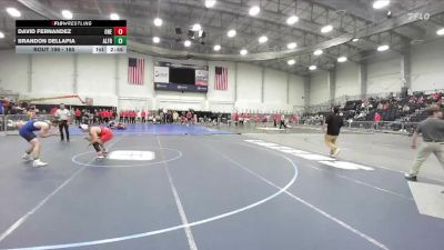 165 lbs Champ. Round 2 - David Fernandez, Oneonta State vs Brandon DellaPia, Alfred State