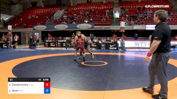 82 lbs Round Of 16 - Vladyslav Dombrovskiy, Army (WCAP) vs Joel Nivar, Marines