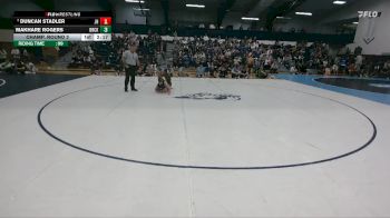 133 lbs Champ. Round 2 - Duncan Stadler, Johns Hopkins vs Makhare Rogers, Brockport