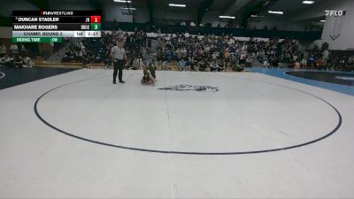 133 lbs Champ. Round 2 - Duncan Stadler, Johns Hopkins vs Makhare Rogers, Brockport