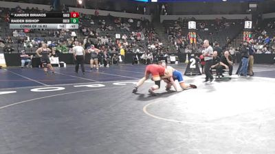 190 lbs Consi Of 16 #2 - Xander Birakos, Oakdale (SJ) vs Raiden Bishop, Buchanan (CS)