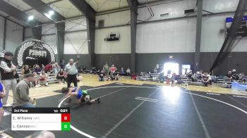 73 lbs 3rd Place - Easton Williams, Lake Stevens WC vs Logan Cannon, No Limits Wrestling Club