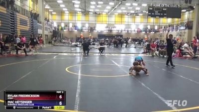74 lbs Semifinal - Rylan Fredrickson, Iowa vs Mac Heysinger, Dubuque Wrestling Club
