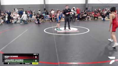 77 lbs Cons. Round 1 - Leonardo Saucedo, Sunnyside Ironman Wrestling vs Noah Schimke, NWWC