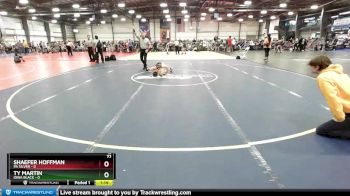 72 lbs Rd# 10- 4:00pm Saturday Final Pool - Ty Martin, Iowa Black vs Shaefer Hoffman, PA Silver