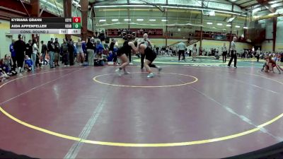135 lbs Cons. Round 3 - Kyriana Grahn, Keystone High School vs Aida Appenfeller, Kearney HS