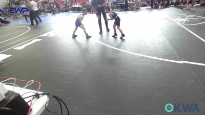 49 lbs Consi Of 8 #2 - Chevy Welden, Raw Wrestling Club vs Maverick Lee-degraffenreid, Checotah Matcats