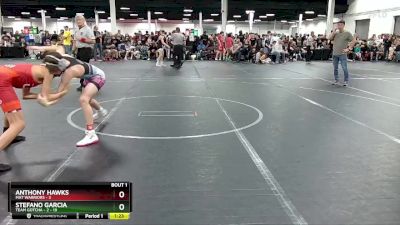 100 lbs Round 1 (4 Team) - Stefano Garcia, Team Gotcha - 2 vs Anthony Hawks, Mat Warriors