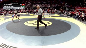 G-100 lbs Semifinal - Bella Graziani, G-Tinora vs Ella Thomas, G-Poland Seminary