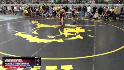 102 lbs Cons. Semi - Maxwell Shellabarger, Dillingham Wolverine Wrestling Club vs Lincoln Brower, Interior Grappling Academy