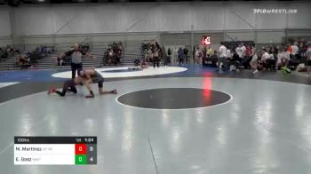 100 lbs Prelims - Maddox Martinez, Whitted Trained Red vs Evan Gosz, Whitted Trained