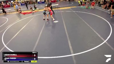 126 lbs Cons. Round 2 - Aidan Durell, IL vs Adam Parish, MN