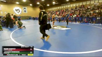 190 lbs Champ. Round 2 - JAckson Robinson, Tehachapi vs Bodie Donald, Arroyo Grande