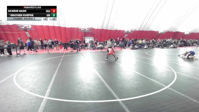 16U Boys - 106 lbs Champ. Round 2 - Sa'meir Nash, Fond Du Lac High School Wrestling vs Graysen Koepke, Askren Wrestling Academy