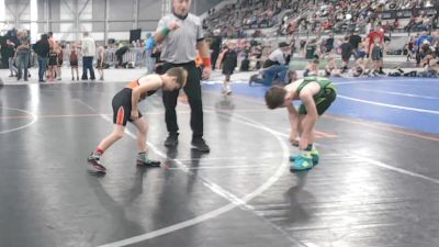 65.6-67 lbs Champ. Round 1 - Mason Laurian, Roseburg Mat Club /Umpqua Valley Wrestling Associaction vs Cash Buell, St. Maries Wrestling Club