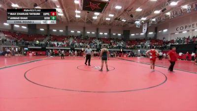 190 lbs Cons. Round 2 - Max Charles Tatsumi, Coppell vs Ahmad Shah, Northwest Eaton