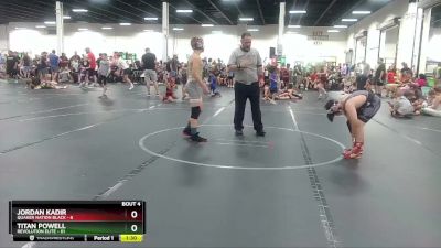 110 lbs Round 2 (4 Team) - Jordan Kadir, Quaker Nation Black vs Titan Powell, Revolution Elite