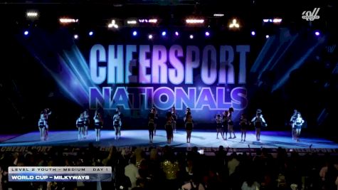 World Cup - Milkyways [2026 L2 Youth - Medium Day 1] 2026 CHEERSPORT National All Star Cheerleading Championship