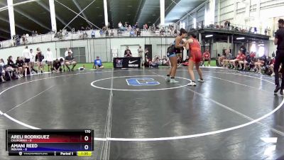 170 lbs Round 3 (4 Team) - Areli Rodriguez, California vs Amani Reed, Indiana