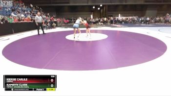 100 lbs Quarterfinal - Kamiryn Clark, Topeka-Washburn Rural vs Kiersie Carlile, Liberal