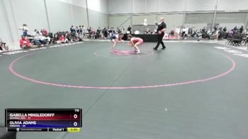 115 lbs Semis & 1st Wrestleback (8 Team) - Isabella Mingledorff, Georgia Red vs Olivia Adams, Virginia