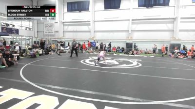 55 lbs Round Robin 2 - Brendon Ralston, ARES Black - EL vs Jacob Street, Neighborhood Wrestling Club - EL