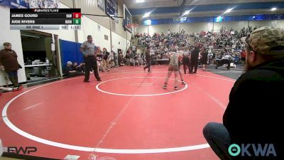 75 lbs Rr Rnd 1 - James Gourd, Raw Wrestling Club vs Jude Rivers, Barnsdall Youth Wrestling