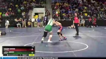 170 lbs Quarterfinal - Naomi Simon, Decorah vs Leah Grimm, Osage