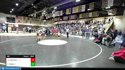 108 lbs Semifinal - Zachary Zentner, Team Temecula Wrestling Club vs Thomas Zubia, Perterson Grapplers