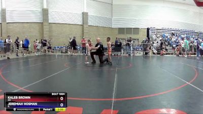 53 lbs Quarterfinal - Jeremiah Hosman, IL vs Kaleb Brown, OH