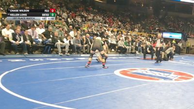 157 Class 1 lbs 1st Place Match - Chase Wilson, Polo vs Kellen Long, North Callaway